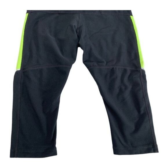 Nike Dri-Fit Black Green Cropped Leggings Size XS - Picture 6 of 10